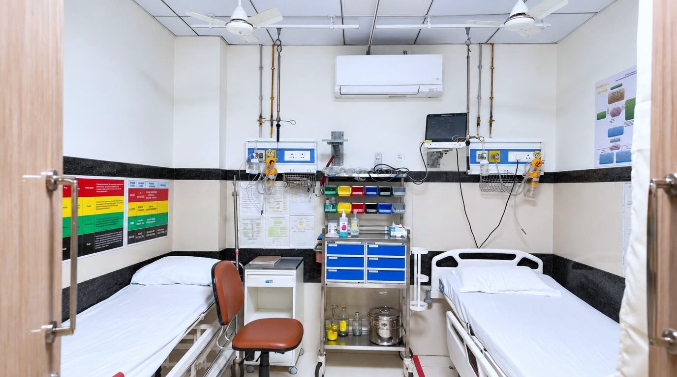 Care room — Mangalam Hospital, Kalyanpur, Kanpur