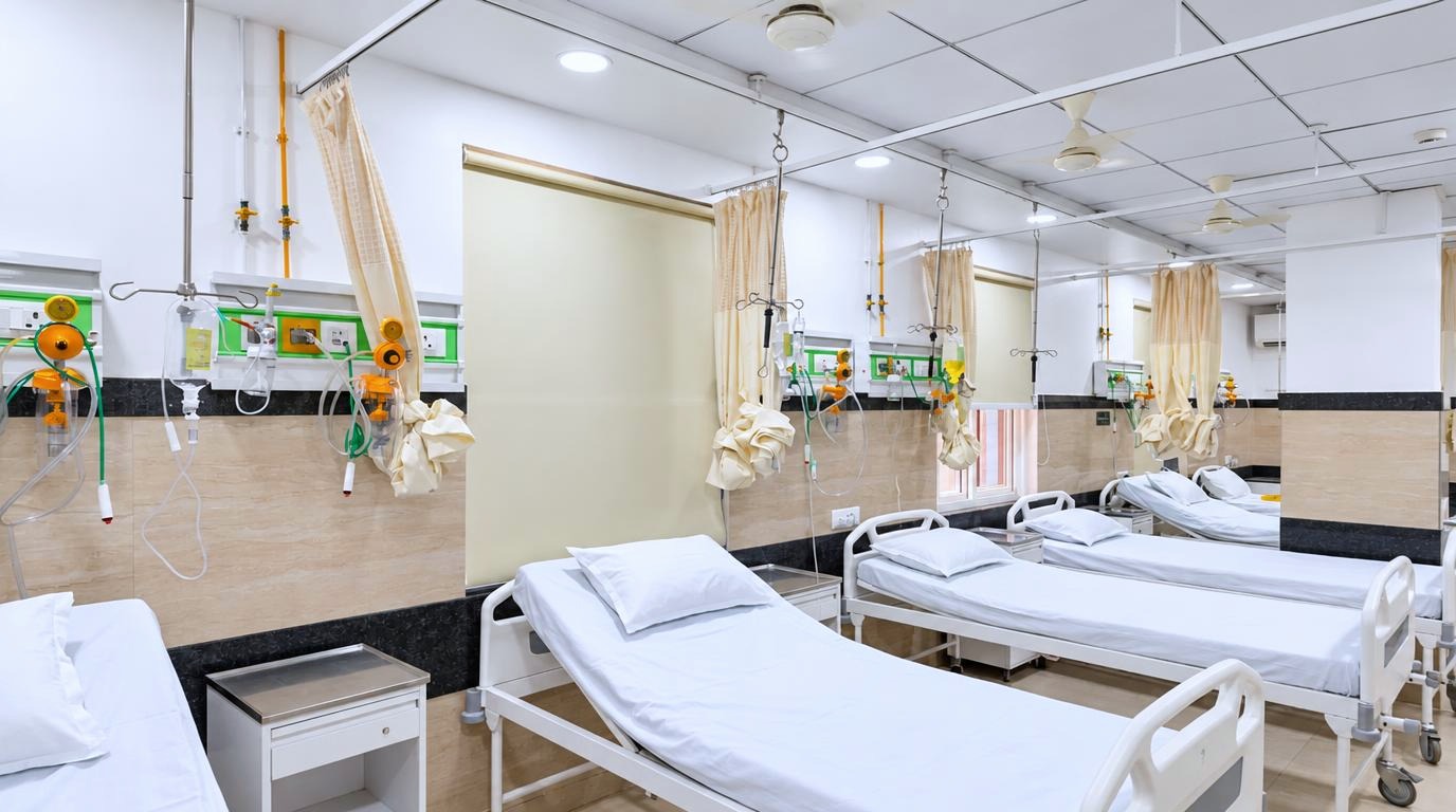 Patient ward — Mangalam Hospital, Kalyanpur, Kanpur